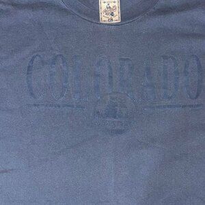 Vintage single stitch Colorado t shirt faded USA SIZE XL